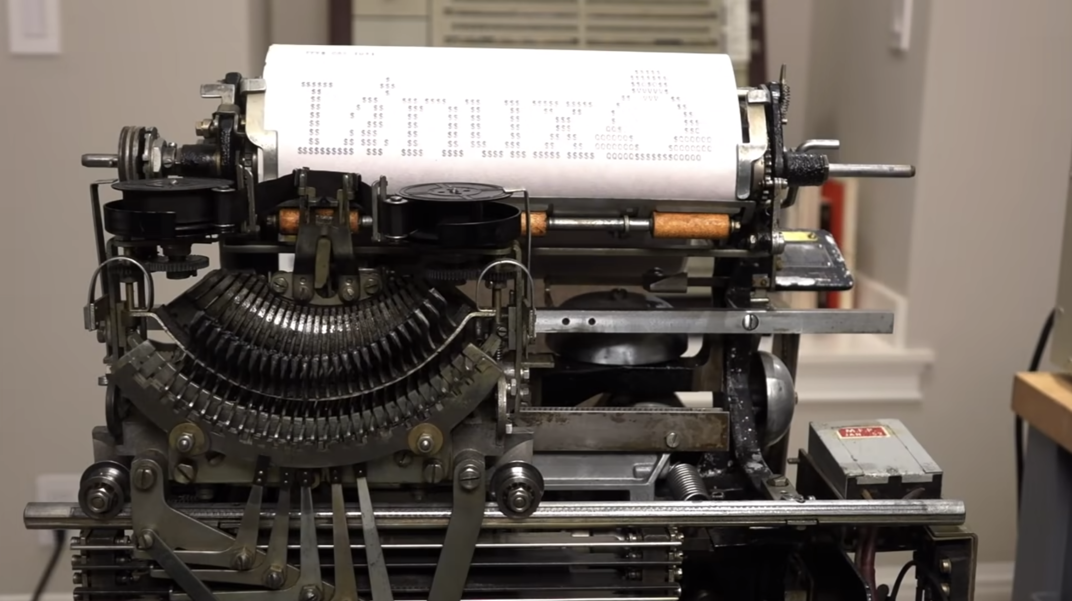 Old Teletype Machine