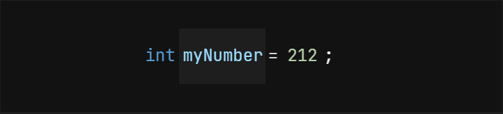 Overview of a variable definition - name