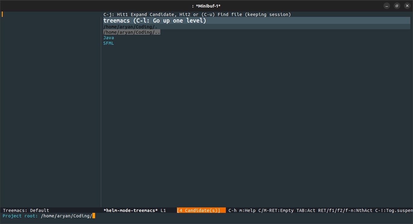 Before initializing treemacs