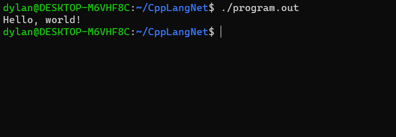 Przykładowy wygląd konsoli na Linuxie